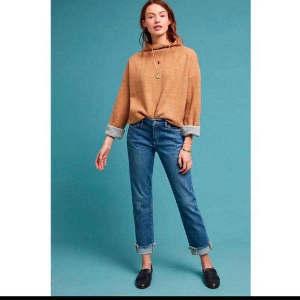 Pilcro and Letterpress Slim Boyfriend Jeans